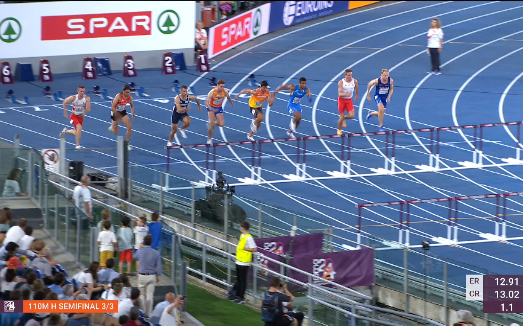 卡塔尔选手成功进入田径比赛男子110米栏决赛 卡塔尔选手成功进入田径比赛男子110米栏决赛