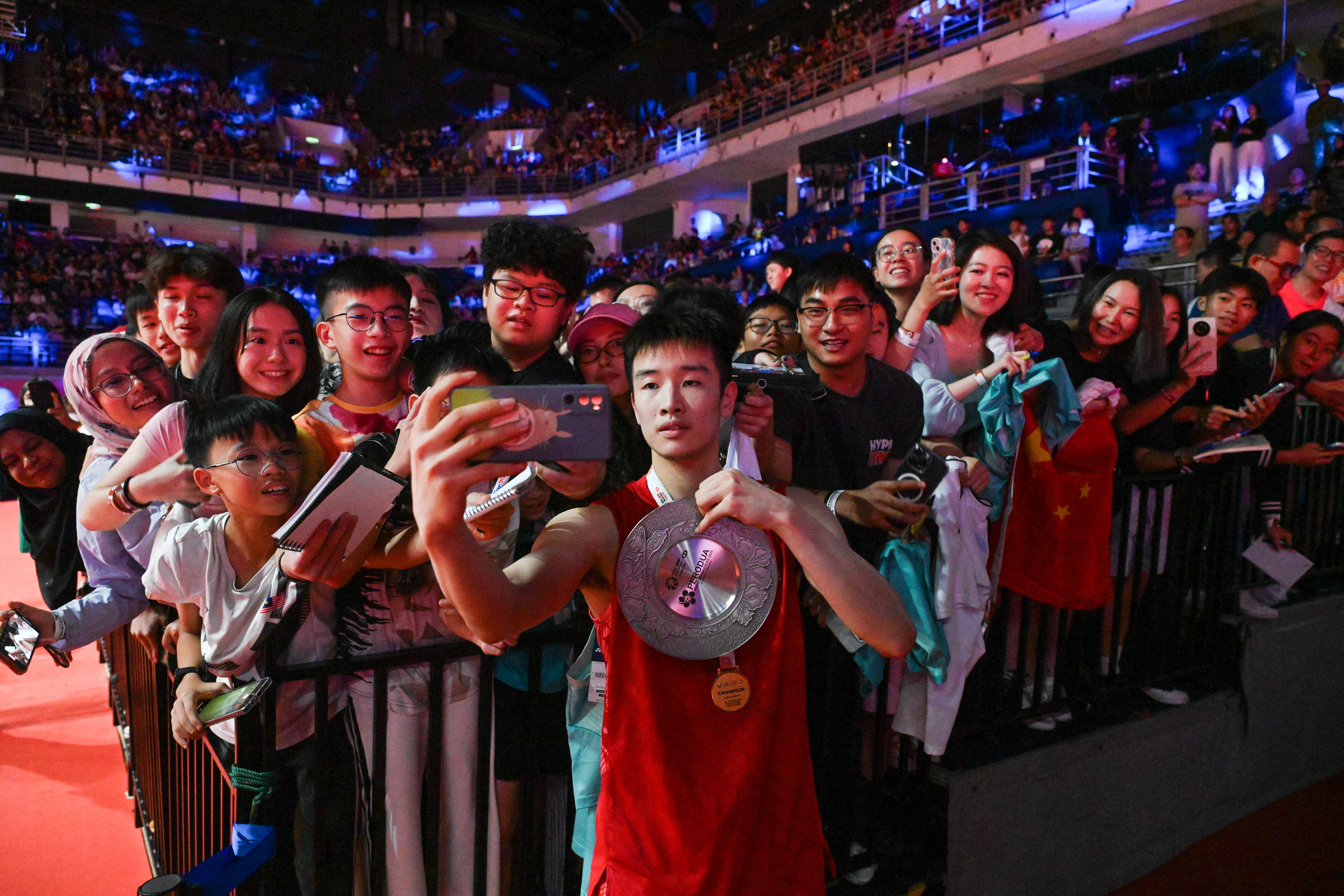 马来西亚羽毛球选手连胜夺金